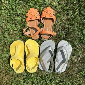 Toddler girls size 7/8 Shoe sandal lot